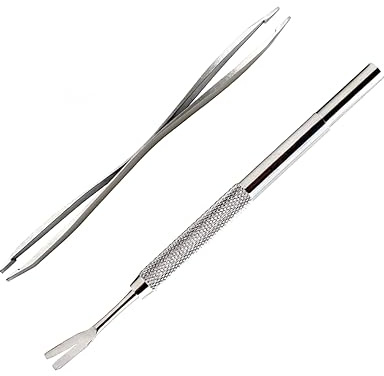 BESPORTBLE Kit De Removedor De Inoxidable para Desparasitar a Mascotas Incluye Pinzas y Herramientas para Quitar Garrapatas