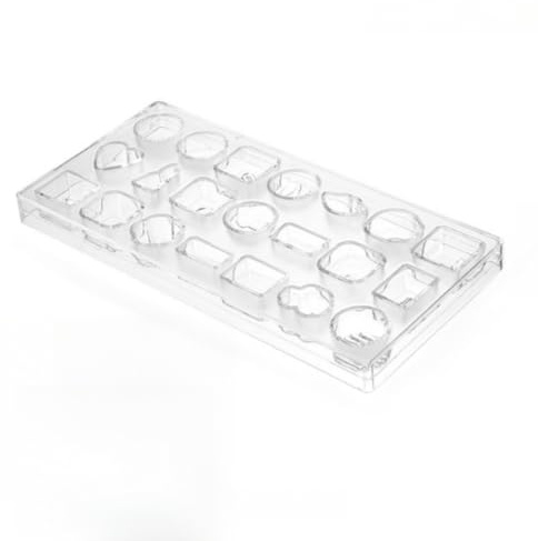 Binwat Chocolate Candy Mold PC Polycarbonate Chocolate Making Mould (Multiple Patterns)