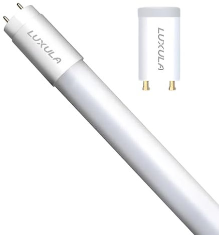 LUXULA LED Röhre 60cm - Kunststoff T8 G13 Sockel - 9W 1400lm - 4000K Neutralweiß - inkl. Starter-Brücke - Röhrenlampe Leuchstoffröhre Neonröhre