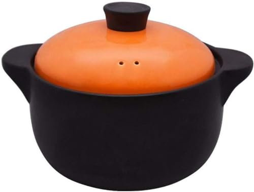 Casseruola in Terracotta Casseruola in Ceramica in Terracotta - Resistenza alle Alte Temperature - capacità 3,5 l (capacità 3,5 l)