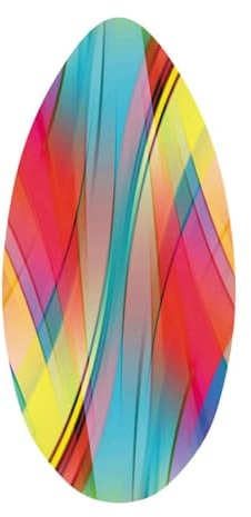 MotiveTech Skimboard de 35 Pulgadas, Ligero Y de Calidad para Mayor Durabilidad en La Playa, Tabla de Surf Acuática, Skimboard para Adolescent, Style D