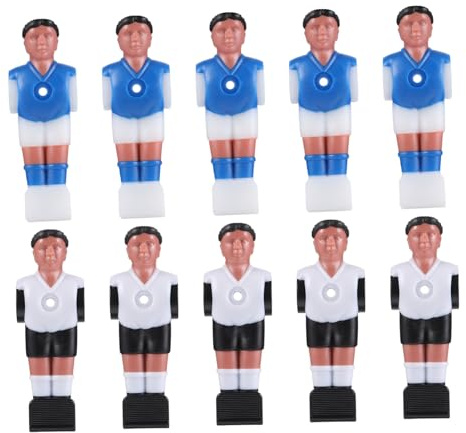 ROMISBABA 10 Piezas Jugador De Marionetas De Futbolín De Juguete De Figura De Jugador De Futbolín Accesorio De Máquina para Escritorio