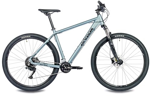 Airtracks Bicicleta de montaña para hombre de 29 pulgadas, hardtail MB.2935, 2 x 9 marchas, cambio Shimano Cues RD-U3020 SGS, altura del cuadro de 46 cm y 51 cm, modelo 2025 (51 cm (altura 180-190 cm)