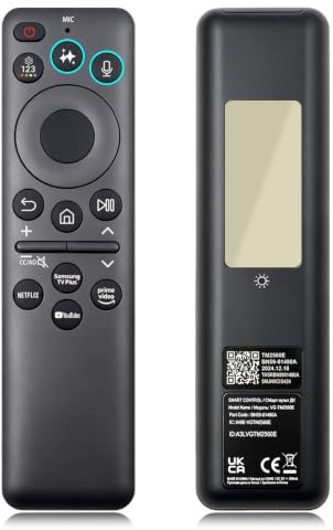 BN59-01480A TM2560E - Mando a distancia solar de voz para TV compatible con televisores Samsung