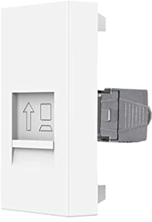 Presa a scomparsa in plastica, serbatoio a scomparsa opzionale con inserti Livolo da montare (Cat6)