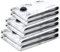 ETROBOT 6 pezzi Sacchetti Sottovuoto Vestiti (2 Grandi 80x60cm + 2 Medi 70x50cm + 2 Piccoli 60x40cm) Sacchi Sottovuoto Piumoni per Vestiti,Lenzuola,Piumoni,Cuscini,Coperte,Viaggi,Traslochi