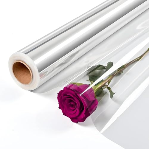 Premium Clear Cellophane Wrap Roll 40CM x 30M – Extra Strong & Crystal Clear | Perfect for Gift Wrapping, Baskets, & Crafts