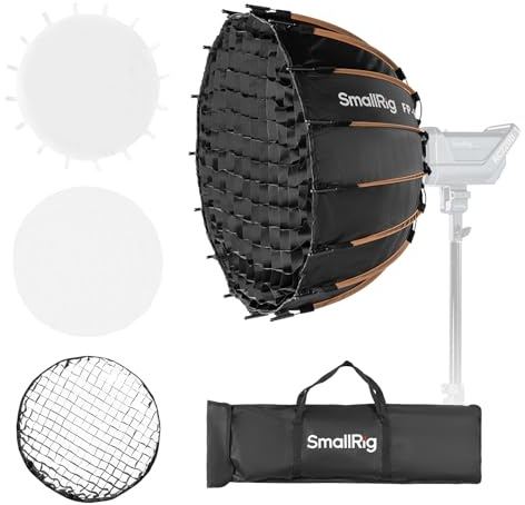 SmallRig FP-60 23.6 Parabolic Softbox with Bowens Mount for Studio Photography, Quick Release Soft Box with Honeycomb Grid, Diffusers, for SMALLRIG RC 220 pro, for Neewer for Godox for Aputure - 5396