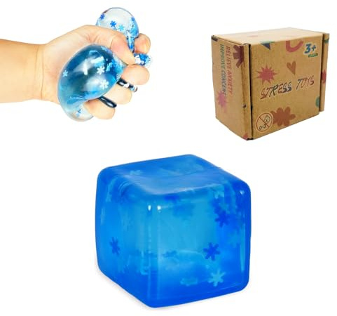 FazaVexior 1Pcs 5cm Squishy Squeeze Toys – Stress Balls, Fidget Toys & Sensory Toys for Kids 3+ | Anxiety Relief, Stress Relief, Durable Design Won’t Fall Apart