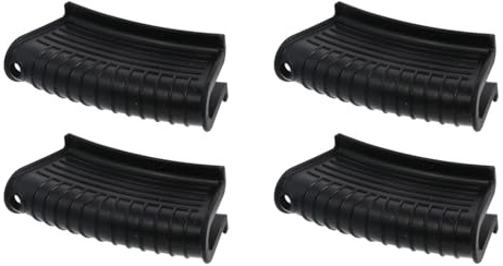 NUOBESTY Copri Manici Pentole in Silicone Antiscottatura, Set 4 Pezzi Isolamento Termico Resistente al Calore, Manicotto Laterale per Pentole Sicuro e Antiscivolo, Accessorio Cucina