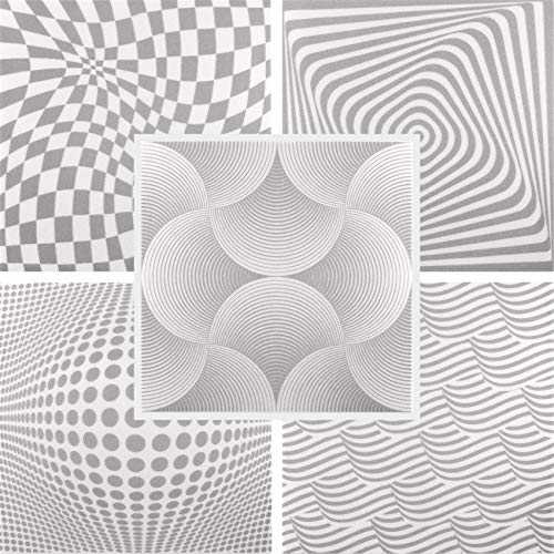 2 qm Styroporplatten 50x50cm aus Styropor, optische Täuschungen Deckenplatten grau Restposten, Modell:Moto Grey