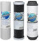 Aquafilter 10 Replacement Water Filter Cartridge Set of 3 for Reverse Osmosis RO Systems and Pond Dechlorinator