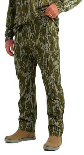 Nomad Men's Ambush Pant, Performance Camo Hunting Pants, Mossy Oak Bottomland, 3X-Large