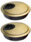 2pcs Desk Grommet Desk Cable Grommet Desk Cable Grommet Bronze Cable Hole Covers Metal Cable Grommet Round Wire Hole Cover Desktop Grommets Cable for Home Office(Bronze)
