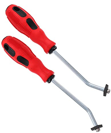 Lurrose Herramienta para Quitar Sellador Raspador de Juntas de Baldosas de Acero Tungsteno, Fácil de Controlar y Reduce Fatiga, Adecuado para Cocina y Balcón, 2 Piezas Color Aleatorio