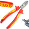 C.K RedLine 2025 Edition VDE CombiCutter 1, cortador lateral alemán de cable eléctrico de 160 mm con cizalla de tornillo, recortadoras resistentes para electricistas, tijeras de electricistas, CK