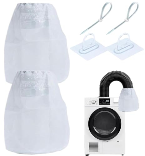 Atrapador de pelusa para secadoras, 2 unidades, para secador, filtro de pelusa, bolsa de repuesto para bolsas de nailon de algodón, para mascotas, lavamanos, hogar, apartamentos