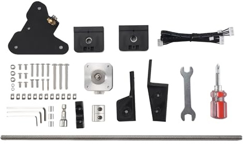 Qusedwey Para 3 Kit de ActualizacióN de Doble Eje Z con Motor Paso una Paso de Tornillo de, Accesorios de Impresora 3D, Piezas para 3