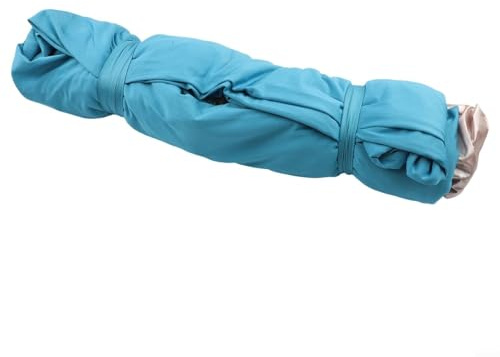 babominimer Tienda de campaña de playa con anclajes para saco de arena, parasol portátil de elastano UPF 50+ para 3-4 personas, sombrilla de playa ligera alternativa con ajustable (azul)