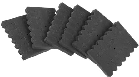 LIOOBO Separadores de Flechas de Espuma 6 Piezas Negros, Accesorios para Portaflechas, Organizador para Tiro en Interior y Exterior, Protección contra Golpes para Equipamiento