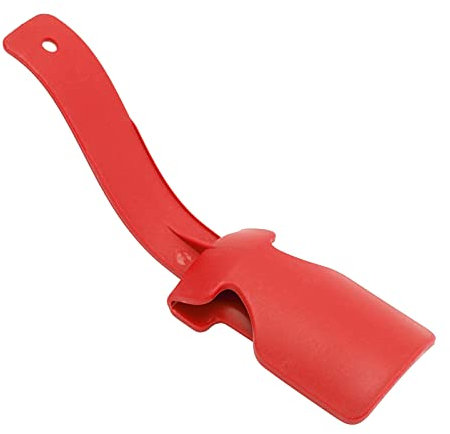 Lazy Shoes Helper, Assistant de Chaussure Ergonomique Portable pour Chaussures Faciles à Porter, Chausse-pied à Poignée Portable Adapté aux Hommes, Femmes, Enfants, Personnes âgées et(rouge)