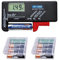 GTIWUNG Tester Batteria Digitale LCD, Tester per Batterie, Tester Pile BT-168D, Tester Tensione Batteria Universale per AA/AAA/C/D-1.5V, PP3-9V e Batterie a Bottone, Ideale per Uso Domestico