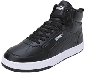 PUMA Unisex-Sneaker Caven 2.0 Mid WTR, Puma Schwarz PUMA Silber PUMA Weiß, 41 EU