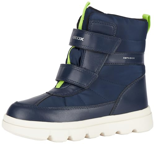 Geox Baby Boy B WILLABOOM BOY B AB ANKLE BOOTS NAVY/LIME 24_EU