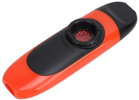 Kazoo Flöjt, Levande Addition Lätt Att Spela Bärbar Design med ABS-material för Alla Ensemble, och Ensemble Prestanda (Orange)