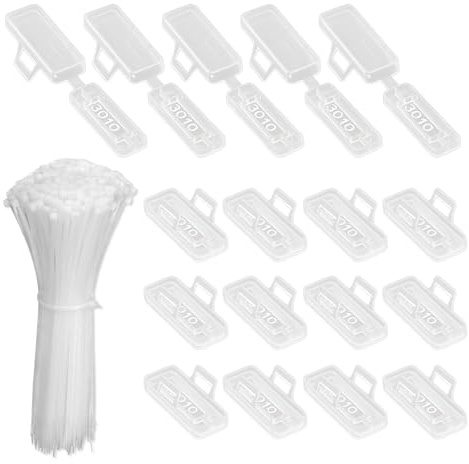 100 PCS étiquettes Pour Câbles Avec 100 Attaches Nylon, étiquetage Durable 30x10 Mm Pour Identifier, Organiser Et Marquer Câbles électriques, USB Et D’alimentation