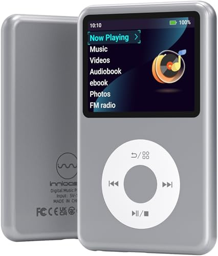 MP3 Player with Bluetooth Y1 128GB Video EBOOK Silver