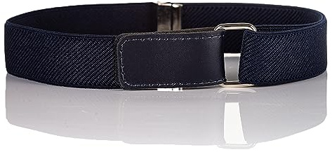 Olata Cintura Elastica Regolabile per Bambini – Estensibile con Chiusura a Strappo, Ideale per 0-15 Anni. Blu Navy (1-6 Anni)