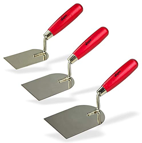Gipserspachtel Putzkelle Stukkateurspachtel Maurerkelle Kelle Spachtel Set 3 tlg