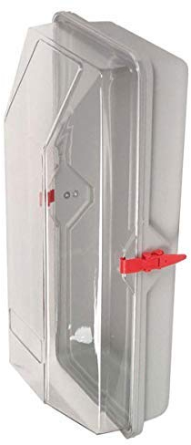 Minimax Pulverlöscher Schutzkasten/Schutzhaube bis 6 kg, KU, transparentes Durchsichtfenster, m. Spannhebel