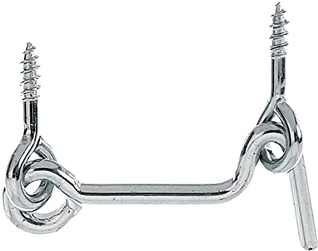 GAH-Alberts Alberts 204433 Storm Hook with Angle Plates or Eyelets Length 50 mm Hook Diameter 3 mm Blue Galvanised