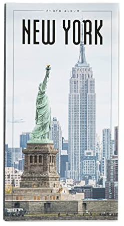 Grupo Erik Photo Album - New York | 96 Pockets 10x15 cm - 6x4 Photo Album Book | Small Photo Album, Memory Book, Picture Book, Photo Gifts, Gifts Under 5 Pounds, New York Gifts