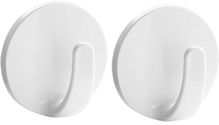 Gatuida 2st Kachel Haken Magnethaken Für Magnetische Küchenhaken Schwerlasthaken Magnetischer Handtuchhaken Lipgloss Weiß Abs Magnetische Anziehungskraft