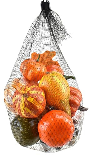 Calabazas pequeñas,Calabazas pequeñas - Pequeñas Calabazas, bellotas, Hojas de Arce, piñas | Calabazas Artificiales de Granja, Accesorios de fotografía realistas para Fiestas temáticas