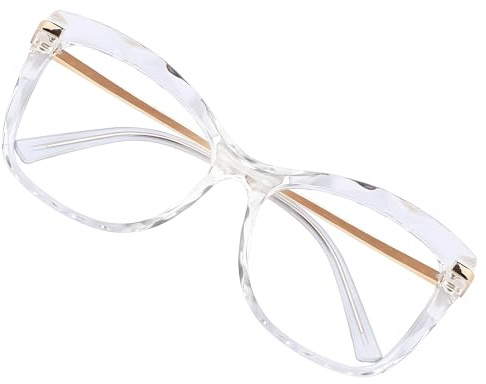 DOERAYMI Blue Light Glasses For Woman, Computer Glasses Blue Light Glasses Men Premium Lenses For Daily Screen Use - Work & Gaming.