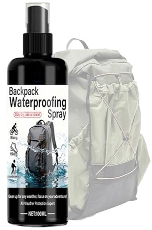 Spray Imperméabilisant pour Tissu d'Extérieur | Agent de Protection Textile 100 ml | Aérosol Protecteur Textile - pour Randonnée Camping Voyage et Usage Quotidien