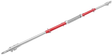 CUSANSK 3 Ton (6614lbs) Heavy Duty Steel Towing Pole with Spring Buffer, Detachable 1.85M Tow Bar for Car Van SUV, Emergency Breakdown Recovery Tow Pole with Carry Bag