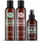 MOERIE Shampoo Set 3-teilig - Shampoo gegen Haarausfall, Conditioner & Haarwachstum Serum - natürliches Haarwachstum beschleunigen - Veganes Haarwuchsmittel Frauen & Männer - 77 Mineralien & Coffein