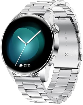 ASVILSmart Watches for Mens,Bluetooth Call Sports Smartwatch with Text/Heart Rate/Blood Oxygen/Sleep Monitor,Fitness Tracker 5ATM Waterproof Pedometer Outdoors Military Watch for Android Phones,I