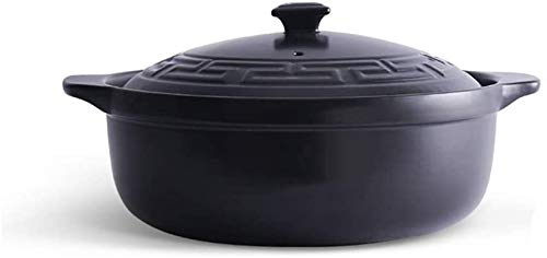 SUNMME Casserole Dish Ceramic Casserole,Heat Resistant Braising Stew Pot With Lid For All Stoves Except Induction Cooker(Size:5.5L) ()