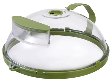 11.8 In Microwave Splatter Cover Large Microwave Splash Guard Cooker Lid With Handle Dish Bowl Plate Serving Cover Saft Plastic