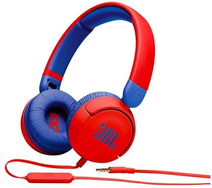 JBL JR 310 Casque Supra-auriculaire pour Enfants Rouge/Bleu