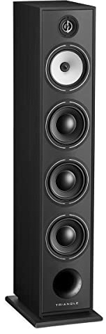 Triangle - BOREA BR09 Hi-Fi Floorstanding Speakers - Power handling 170W - Efficiency 92 dB/W/m - 16cm drivers - Versatile Music and Home Cinema - 206 x 1095 x 314 mm - Black (Piece)