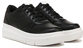 Dr. Scholl's Womens Savoy Slip On Sneaker Black Smooth 9 M
