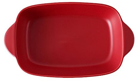 UPKOCH Bandeja Para Hornear Cerámica Rectangular Con Asas Dobles Cacerola Para Horno Sin Desgaste Fácil De Limpiar y Distribución Térmica Uniforme Para Pizza Arroz y Pasta Diseño Creativo