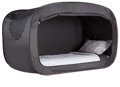 AHDFY Tente De Lit Pliante D'ExtéRieur, Tente Cabane Enfant Interieure, Tente Sensorielle Tente Chambre Tunnel, Tente De Camping EntièRement FerméE, 190x90x100cm, pour Enfants Autistes